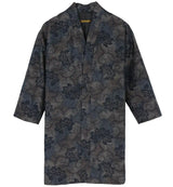 着物羽織コート・ガウン チャコールグレー・牡丹の花 23-1