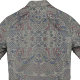 着物アロハシャツ グレー・和柄 L22-51