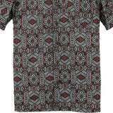 着物アロハシャツ グレー・和柄 L22-59