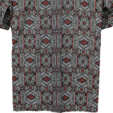 着物アロハシャツ グレー・和柄 L22-59