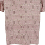 着物アロハシャツ 淡いピンク・立涌模様 XL22-95