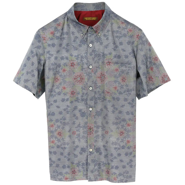 大島紬の着物アロハシャツ | FAR EAST FABRIC