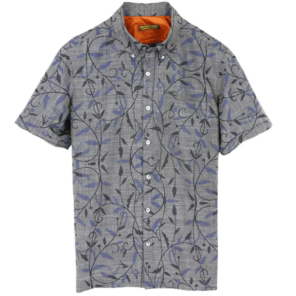大阪正規取扱店 - Deep blue 着物アロハシャツ size M - 買蔵 ブランド